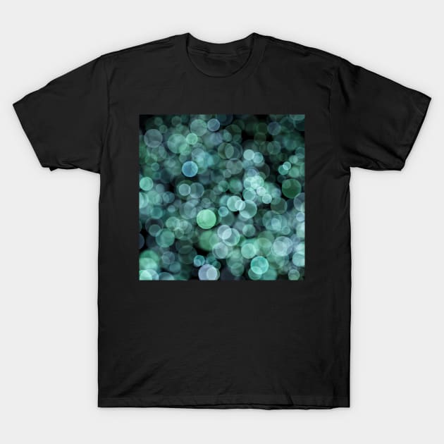 Teal Bubbles T-Shirt by taoistviking